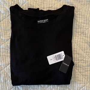 Torrid Super Soft Black Tee